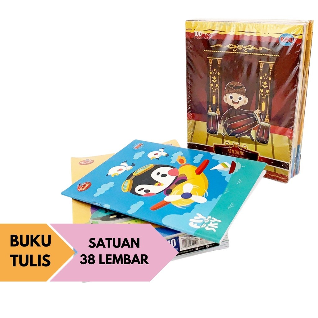 

SERBA MURAH SIDU - Buku Tulis Lembar 38 Murah Sinar Dunia Sekolah Ecer Satuan Grosir