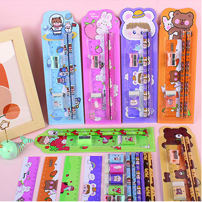 

Set Alat Tulis Sekolah Paket Alat Tulis 5 in 1 Mini Stationary 1018