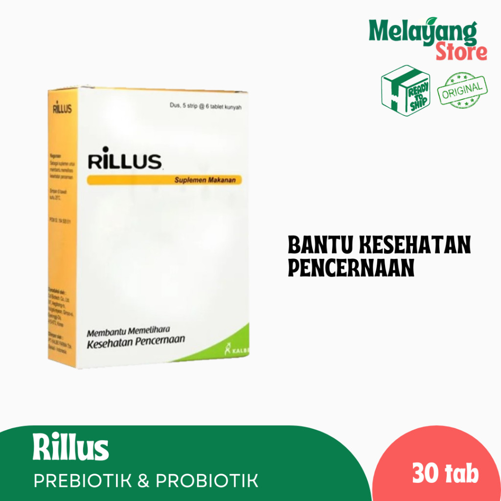 Rillus Prebiotik & Probiotik 30tablet