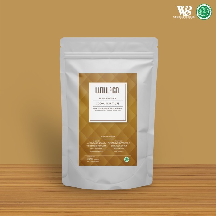 

Cocoa Signature Powder Will&Co./ Bubuk Minuma / 1000gr Premium