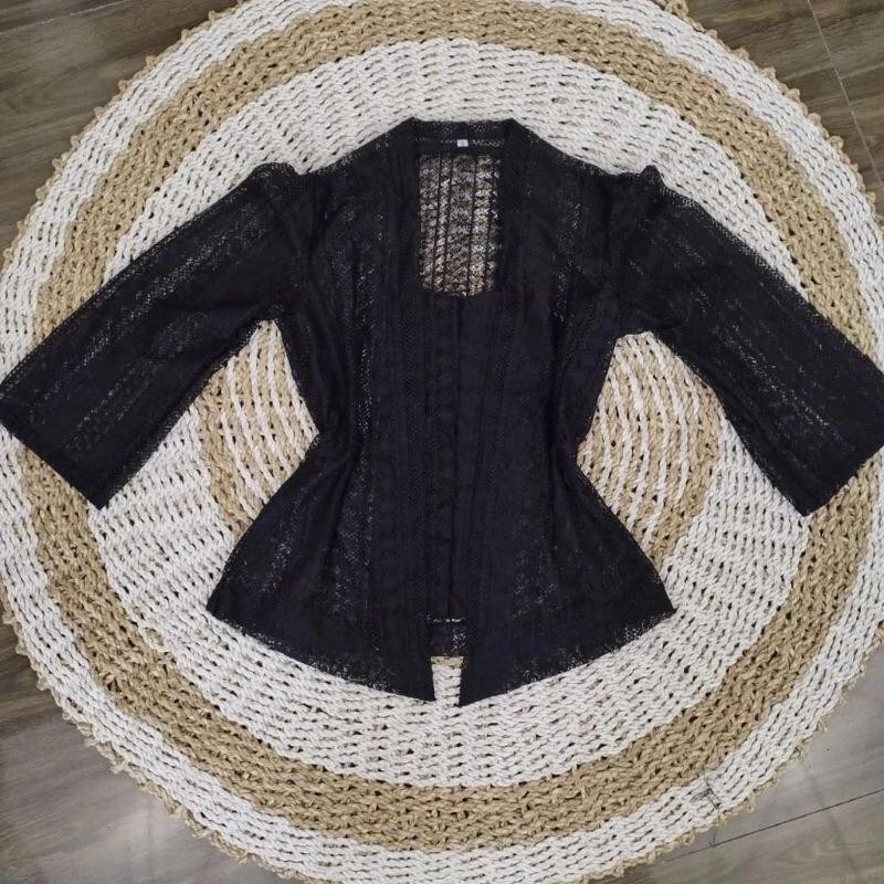 [ PROMO ]Baju Kebaya Brukat Lonceng Bali Wisuda Modern Murah Kebaya Bali Brokat Strait Tangan Loncen