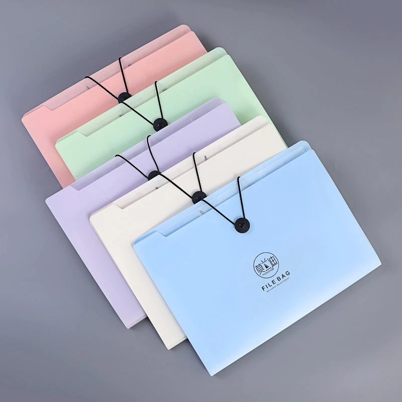 

GSB - GJW1939 Tas folder/binder plastik kertas A4 multi layer 12 grid