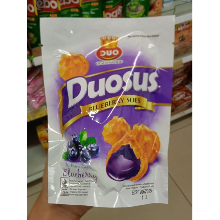 

Duosus Blueberry Soes 35gram