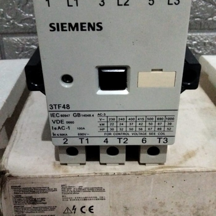 Kontaktor siemens 3tf48 22-0xp0 220v original