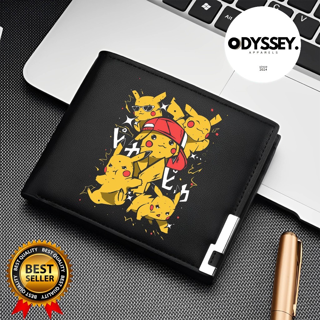 Promo/Dompet Anak Lipat Pikachu POKEMON GO Dompet Kulit sintetis