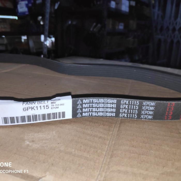Jual--Cod MITSUBOSHI Fan belt 6PK1115 EPDM tali kipas fanbelt 6PK 1115 CIELLO
