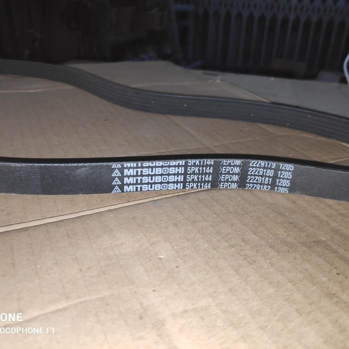 Jual--Cod MITSUBOSHI Fan belt 5PK1144 EPDM tali kipas fanbelt 5PK 1144 JAZZ