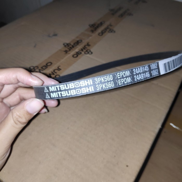 Jual--Cod MITSUBOSHI Fan belt 3PK560 EPDM tali kipas fanbelt 3PK 560 CLASSY