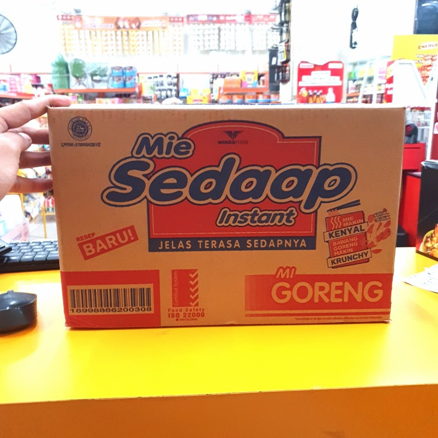 

ED 08.25 - CTN 40S - MIE SEDAAP GORENG ORIGINAL ISI 40PCS / MI SEDAP GORENG