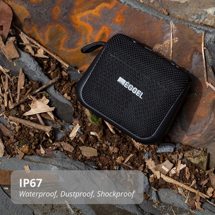 Eggel Fit 3 Waterproof Portable Bluetooth Speaker TWS - Hijau