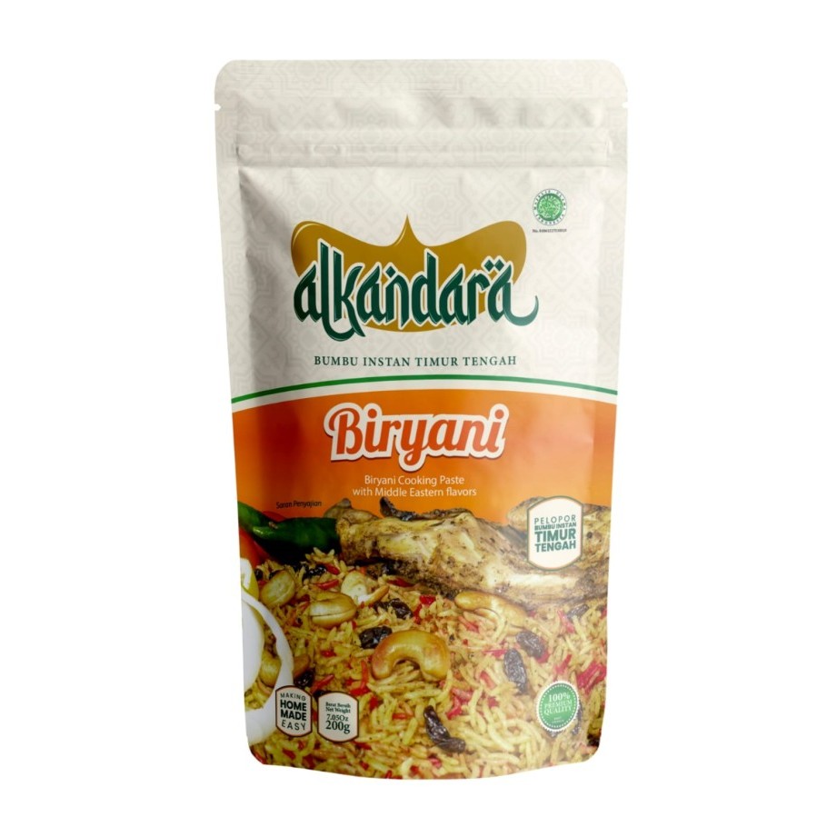 

[PROMO]New Bumbu Alkandara Kebuli Mandhi Biryani Kabsah Bukhori Sayur Marak - biryani