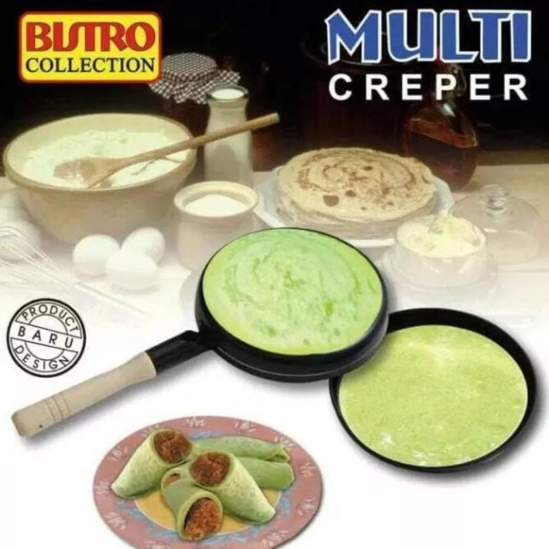 JAKLUIS_SHOP Cetakan Teplon Crepes /Cetakan kulit lumpia Bistro/cetakan leker lecker Bistro / cetaka