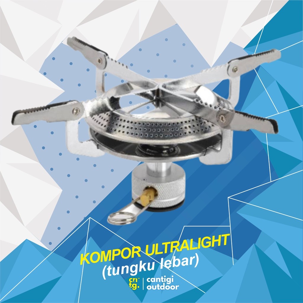 

[CoD] kompor outdoor camping ultralight tungku lebar XX!