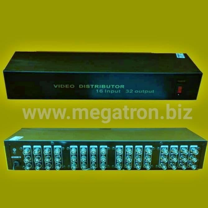 CCTV AHD/HD-CVI/HD-TVI Video Distributor amplifier 16 input -32 output