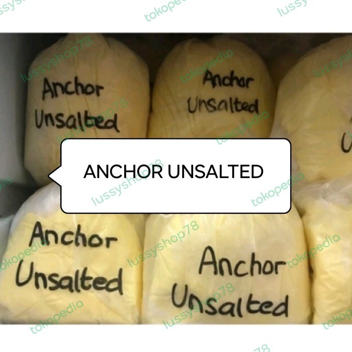 

[[PROMO]] Anchor Butter Unsalted Repack 1kg Khusus Gojek - Block 1kg unsal