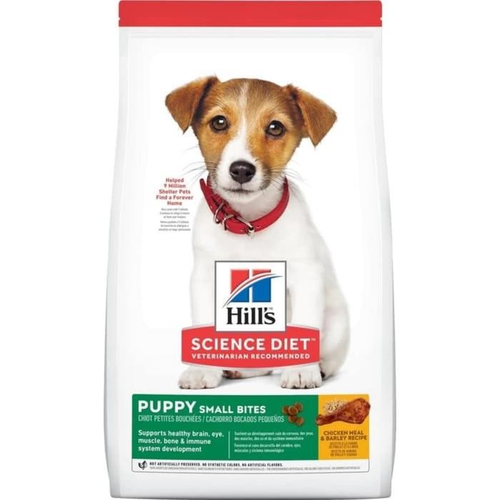 Dog food science diet puppy small bites 2kg