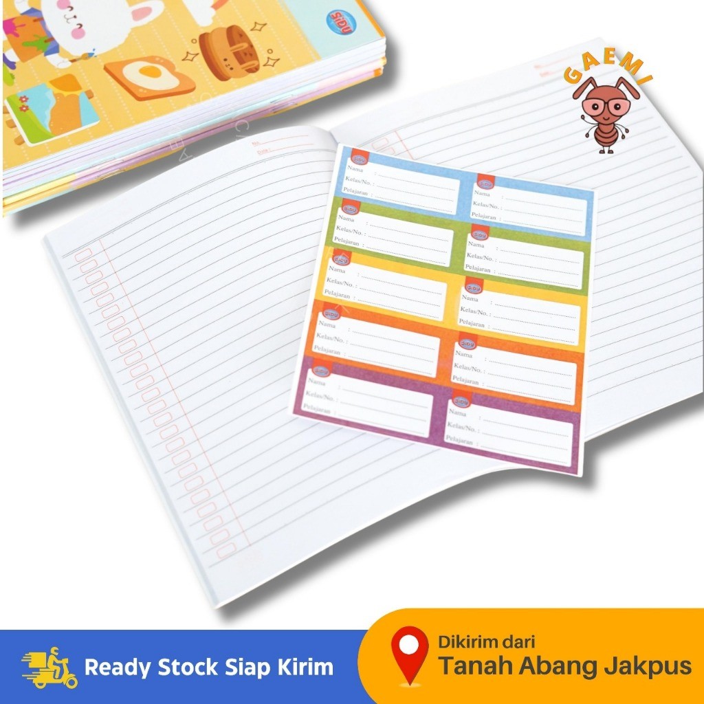 

ARFSHOP Buku Tulis Sidu 38 Lembar 1 Pack Isi 10 Pcs