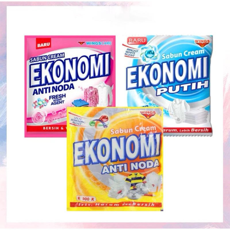 SABUN CREAM EKONOMI 500k Ekonomi | Wings | Sabun cuci piring | Sabun cuci baju | Sabun Colek