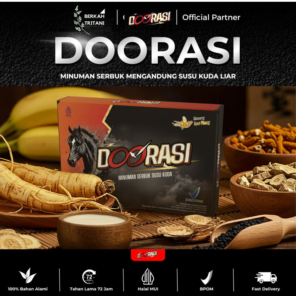 

DOORASI Ginseng Dan Susu Kuda Penambah