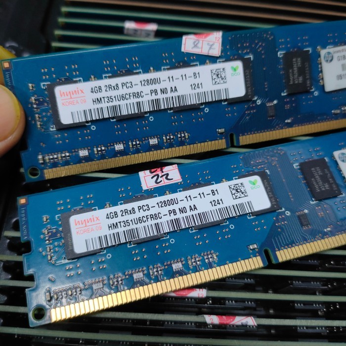 Ram Pc DDR3 4GB PC3 12800U/PC3 10600U, MEREK SAMSUNG, HYNIX,KINGSTONE