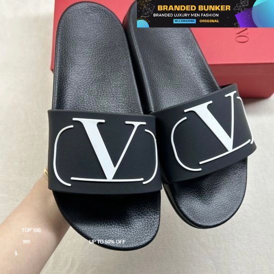 SANDAL PRIA SLIP-ON BAHAN KULIT IMPORT / SANDAL CASUAL PRIA BRANDED HIGH QUALITY / SENDAL PRIA BRAND