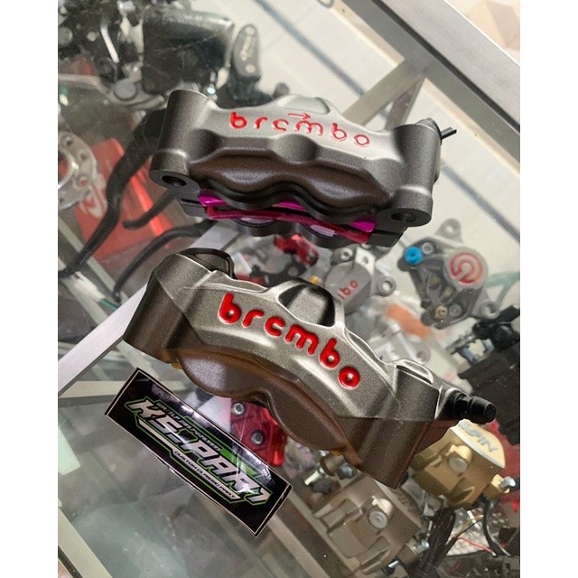 LAGI PROMO KALIPER BREMBO 4 PISTON GP4RX DAN M50