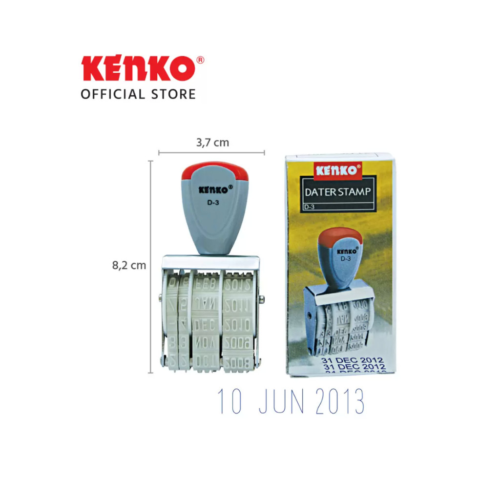 

Kenko Stempel Tanggal 5mm D-3 [Per 1 Pcs]