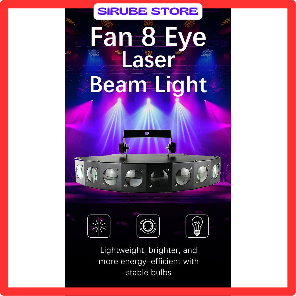 Lampu Sorot LED Laser Beam Disco RGBW Dynamic DMX512 - KM36