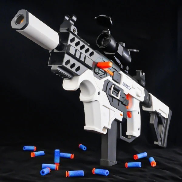 KRISS VECTOR NERFTY Dart Blaster - Putih
