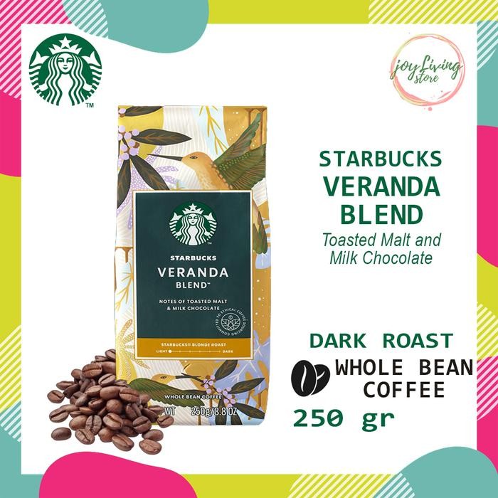 

Kopi Starbucks Bean and Ground Coffee Bag Blonde Medium Dark Roast - BEAN VERANDA
