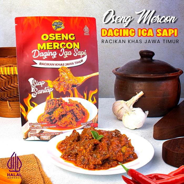 

Oseng mercon Daging iga sapi 150gram