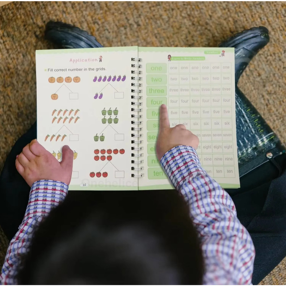 

BUKU SANK MAGIC BOOK 3+ / MAGIC SANK BOOK/ BUKU BELAJAR MENULIS [LG]