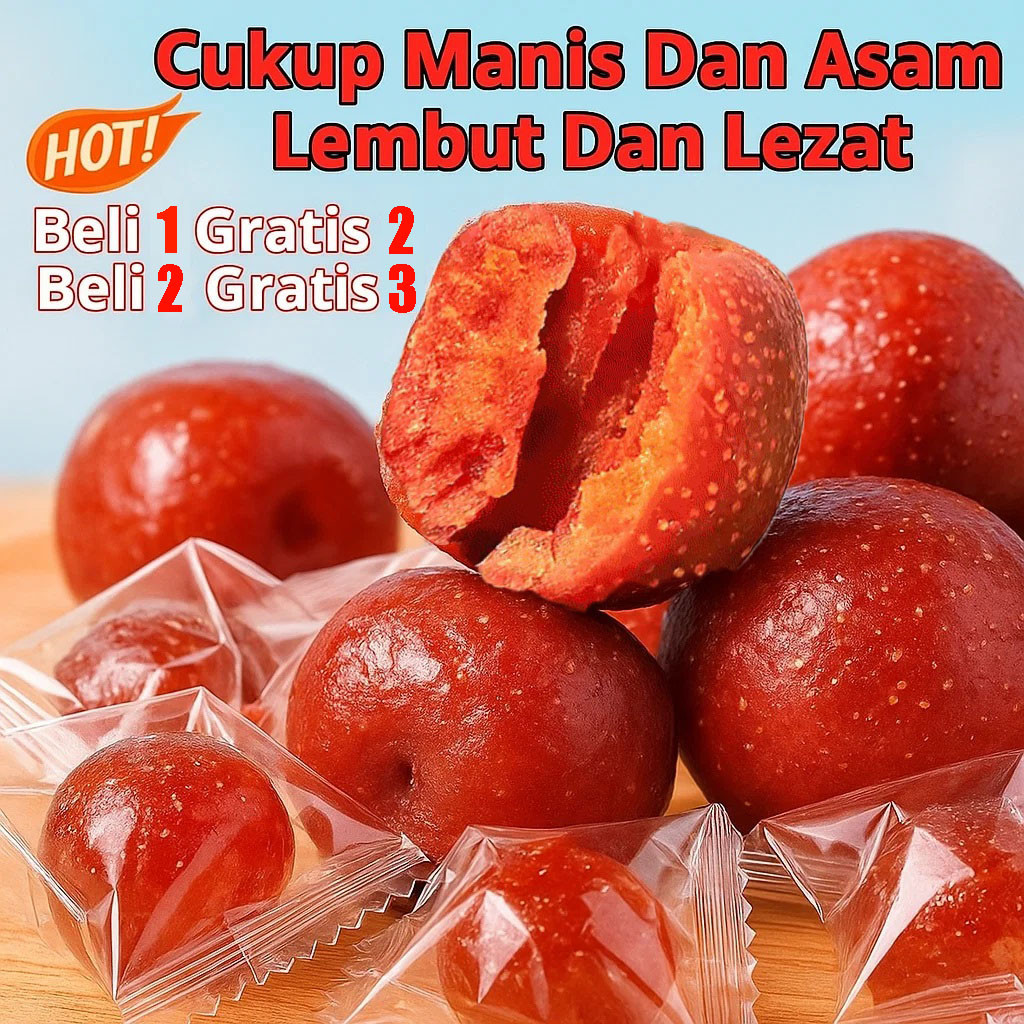 ❤️Beli 1 gratis 2❤️Hawthorn Kering 250g Freeze Dried Buah Asli Kering Snacks Food Cemilan Sejenis Se