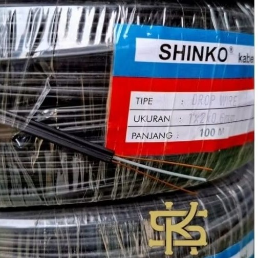 50meter Kabel Telepon Kabel Isi 3 Shinko Tembaga Asli