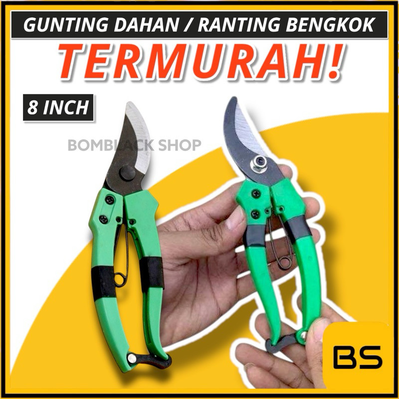 Gunting Dahan Taman Rumput Ranting Bunga Tajam setara kenmaster MURAH