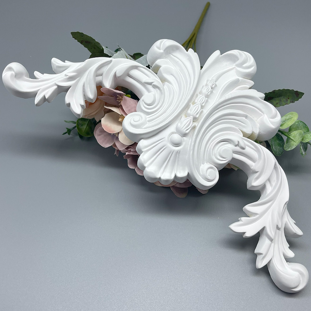 

Pu Line French Corner Flower Background Wall Border Style Home Decorative Flower Ceiling Imitation Plaster Polyurethane Imitatio