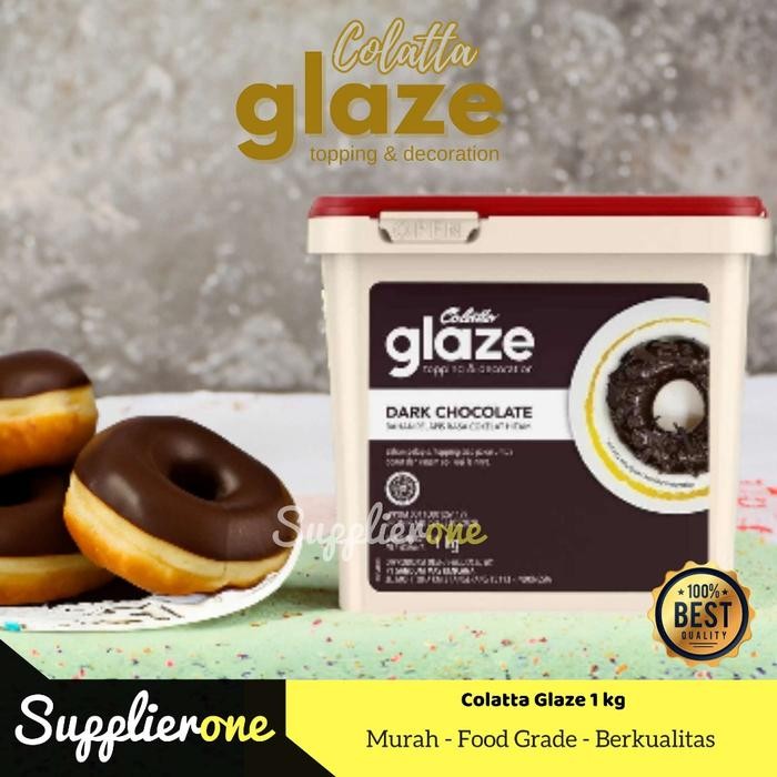 

76_cm Colatta Glaze / Selai Dark Cokelat 1kg / Selai Tiramisu 1kg / Selai Roti / Topping Selai Colatta Glaze - Dark 1kg