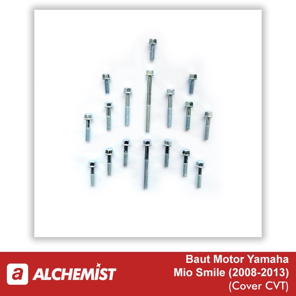 COD / Free Ongkir / Promo / Baut CVT 1Set Yamaha Mio Smile / Baud CVT Mio Smile 1Set / Baut Baud CVT