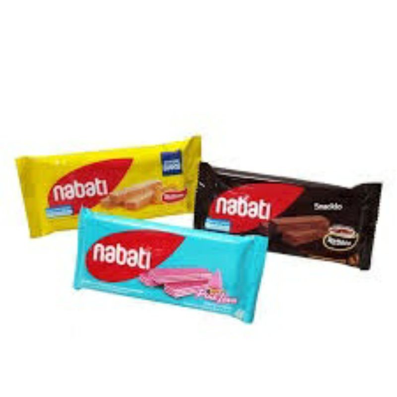 

Nabati Wafer Isi 10 Bks Rasa Coklat, Keju, Pink Lava - ARM