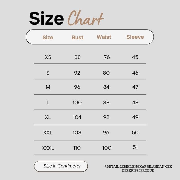 

Kebaya kutubaru bordir elanna lengan 7/8 meradelima katun biru abu - XL