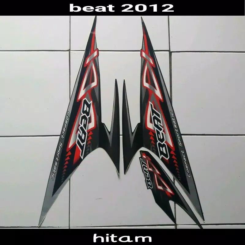 Striping sticker lis body honda beat karbu lama thn 2012 hitam full Termurah dan terlaris berkualita