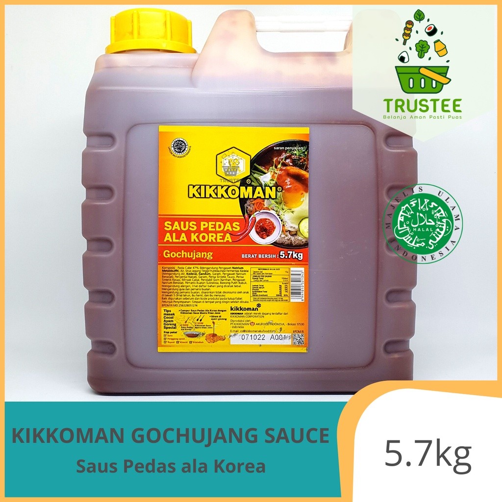 

Kikkoman Gochujang Sauce / Saus Pedas ala Korea Halal 5.7 Kg