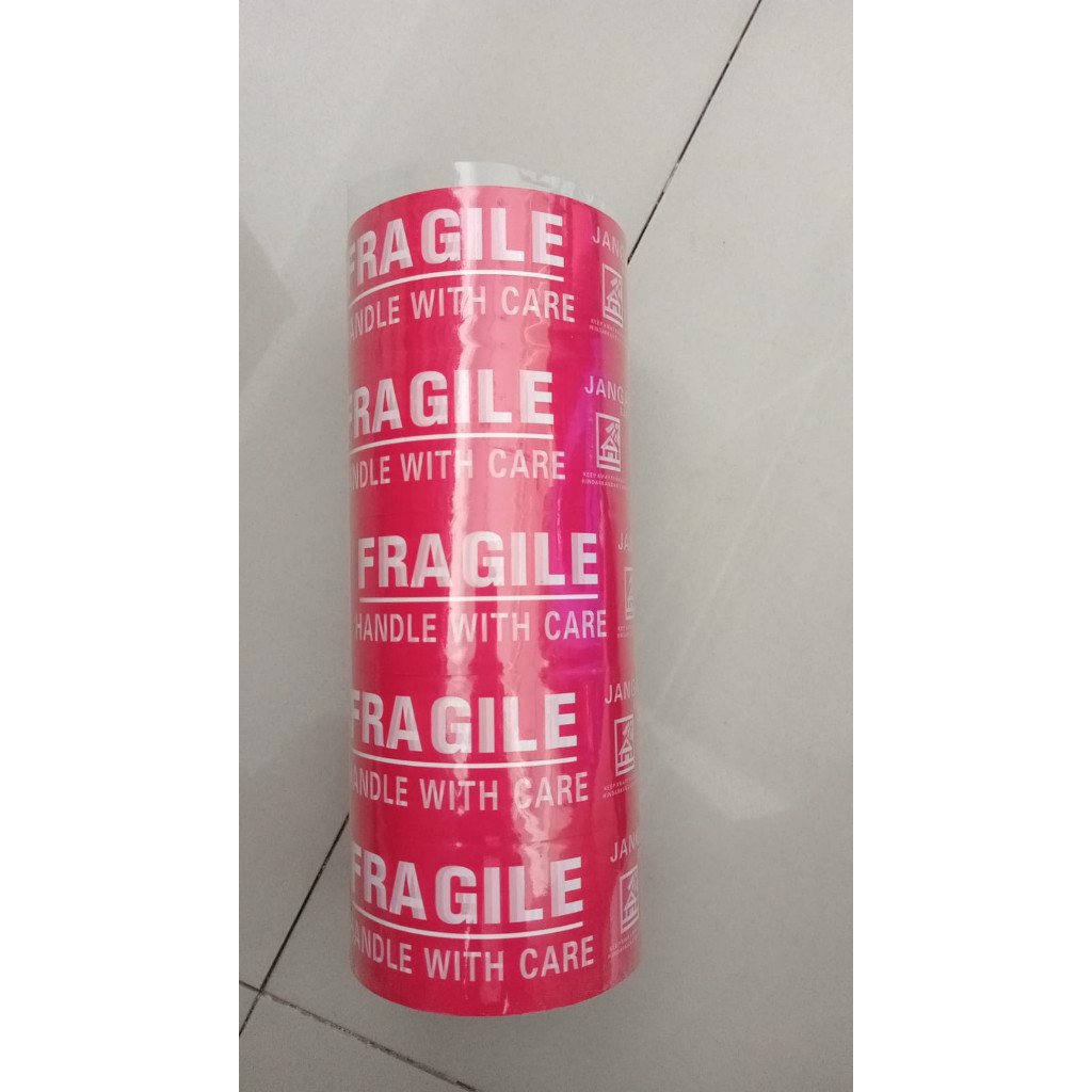 

Lakban Fragile Merah 47u 48mm x 50m - HEMAT