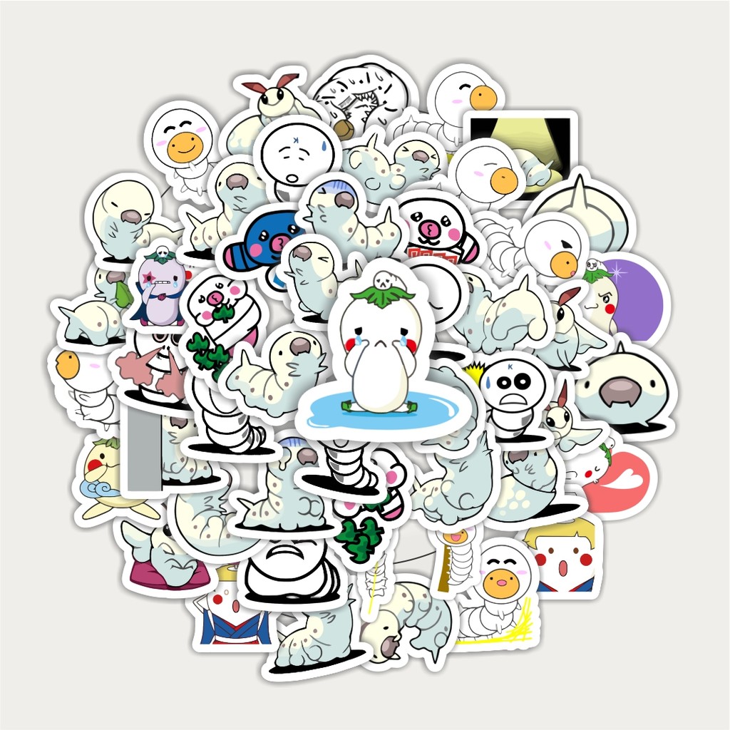 

Sticker Pack Hewan Ulat Sutera | Sticker TUMBLR | Stiker LAPTOP KOPER HELM
