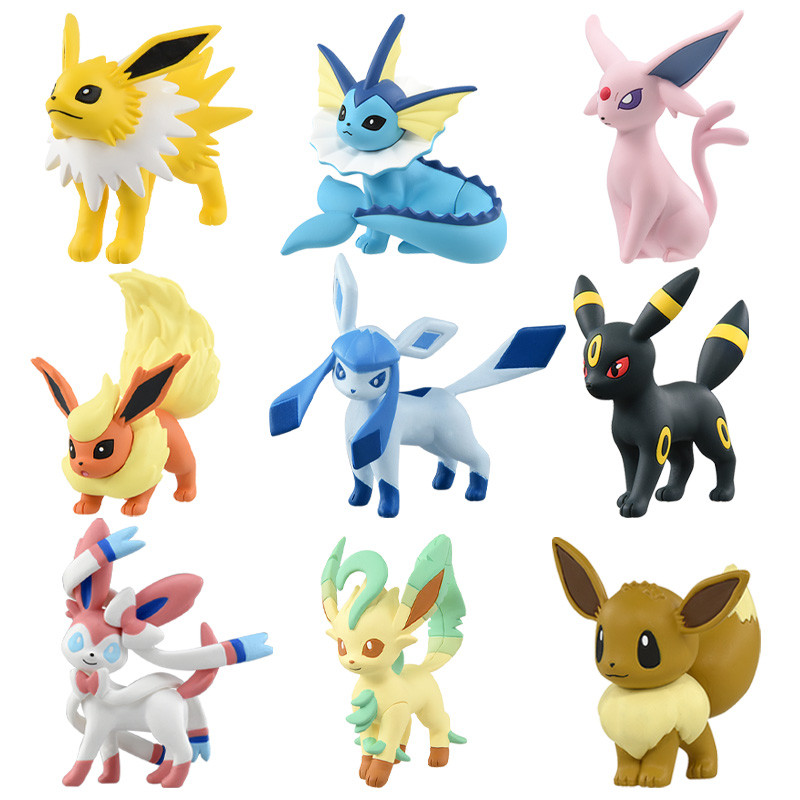 Pokémon TOMY TOY Pokemon Figure Eevee Leafeon Sylveon Umbreon Espeon Flareon Vaporeon Jolteon Glaceo