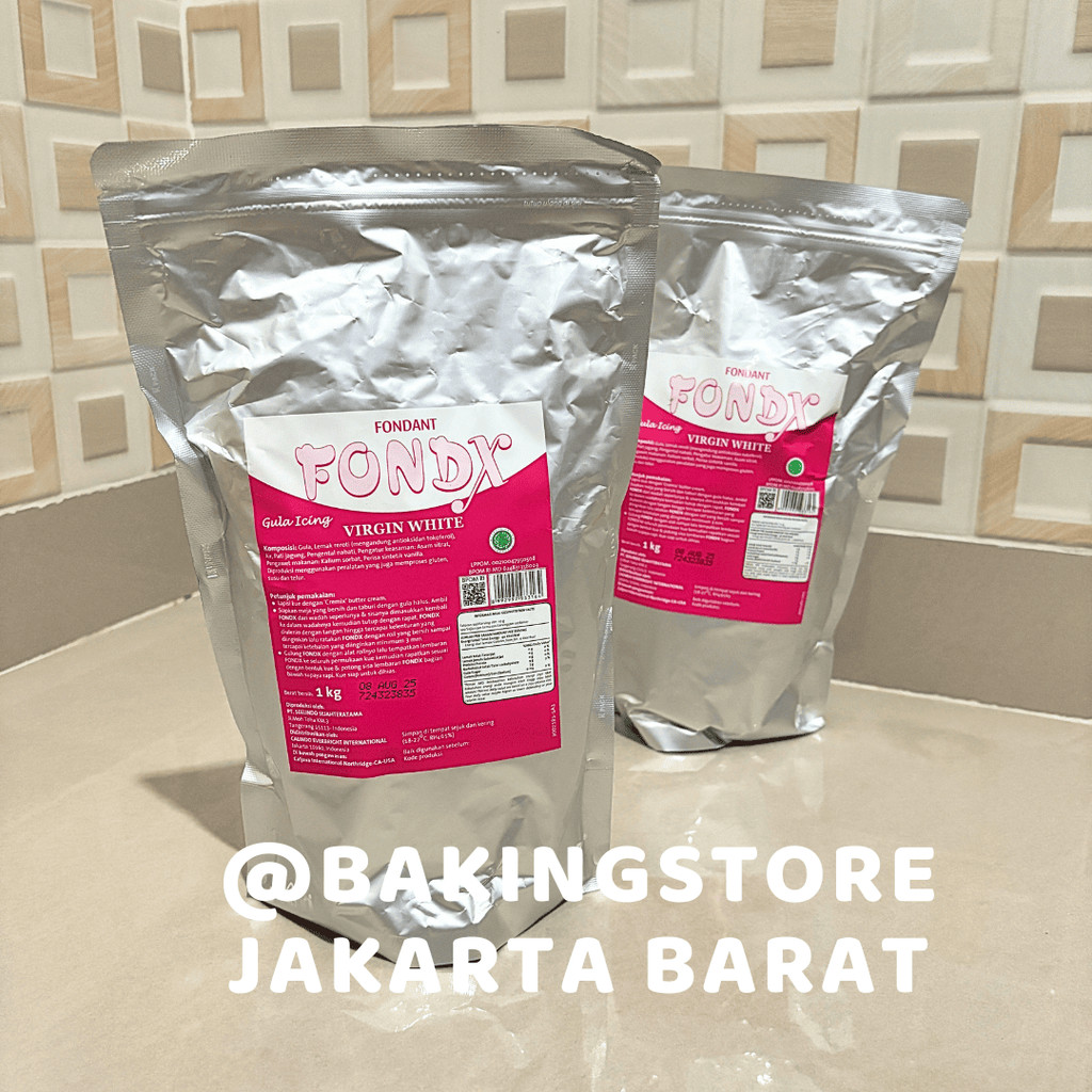 

Fondx Virgin White Fondant 1 Kg
