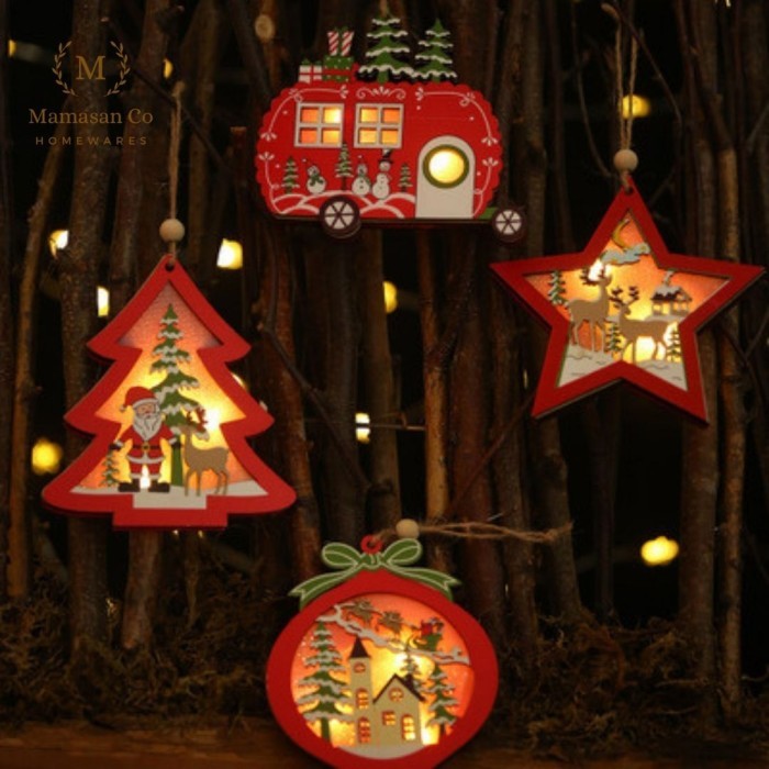 Christmas LED Hanging Decoration | Dekorasi Natal Lampu Xmas - A. Star