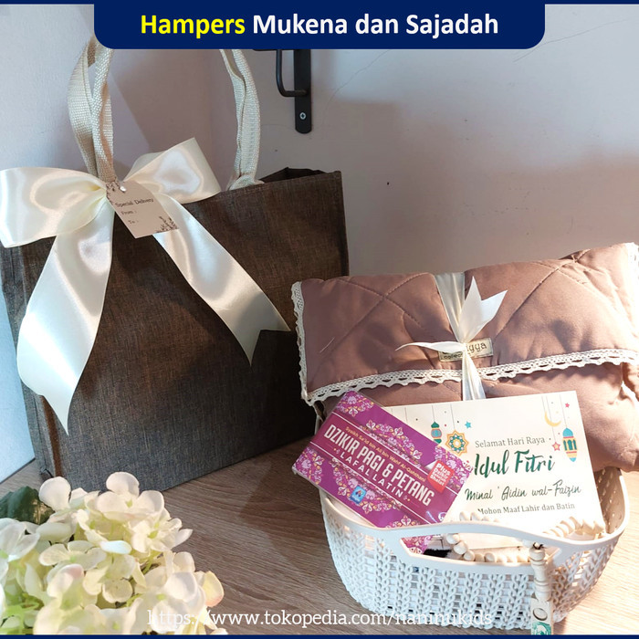 

[Best Seller] NANINU DGIFT Hampers mukena dan sajadah | lebaran ulang tahun wisuda 1 - Brown