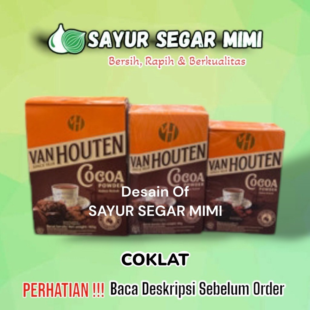 

VanHouten Cocoa Powder 40gr/80gr/165gr - Sayur Palembang