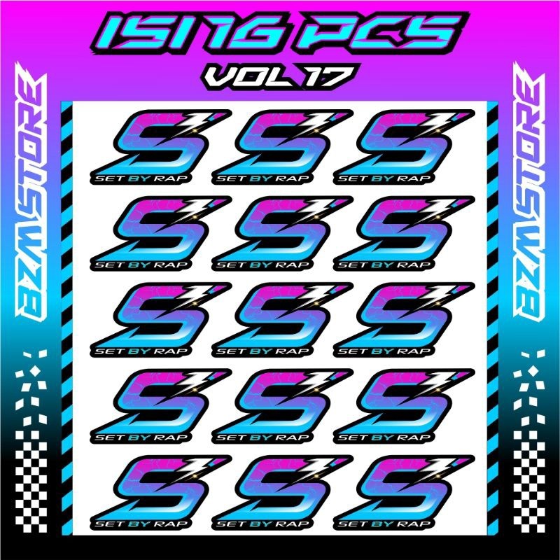 

Stiker Isi 16pcs Vol17 Original